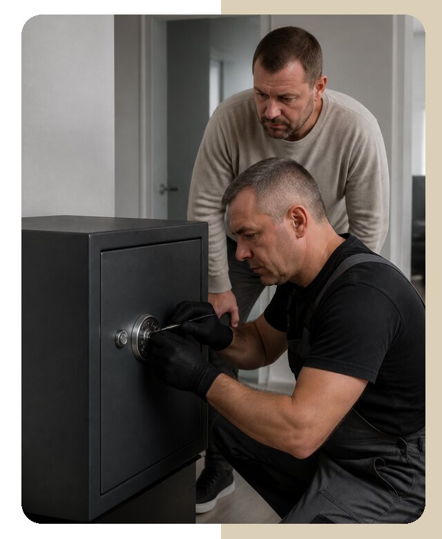 Аварийное открытие сейфа в Сорочинске по цене от 5680 р. | ДвериЛегко-Срч