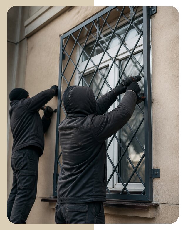 Установка антивандальных решеток на окна в Сорочинске